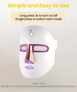Alternative view of LED Face Mask – Fight Acne & Breakouts with 7-Color Light Therapy