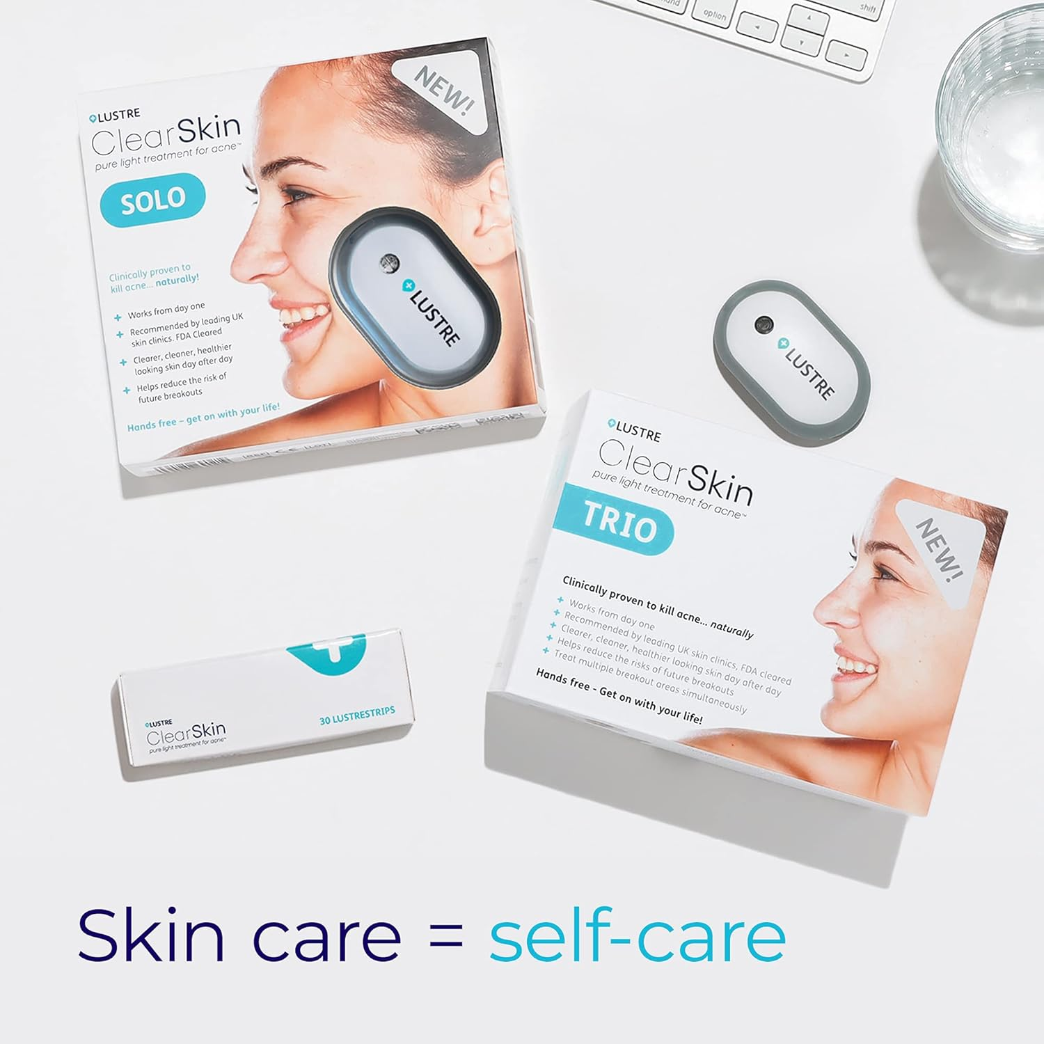 Solo - Blue Light Acne Treatment Device, Uv-Free &Wireless | LED Therapy for Face and Body Acne, Spots and Blemishes | - Image 8